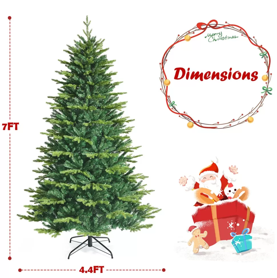 Online The Holiday Aisle 84'' H Green Realistic Cashmere Christmas Tree With 540 Led Lights