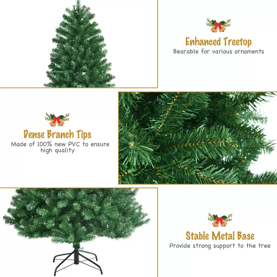 Online The Holiday Aisle 84'' H Slender Green Artificial Spruce Christmas Tree With 500 Led Changing/Combination Lights