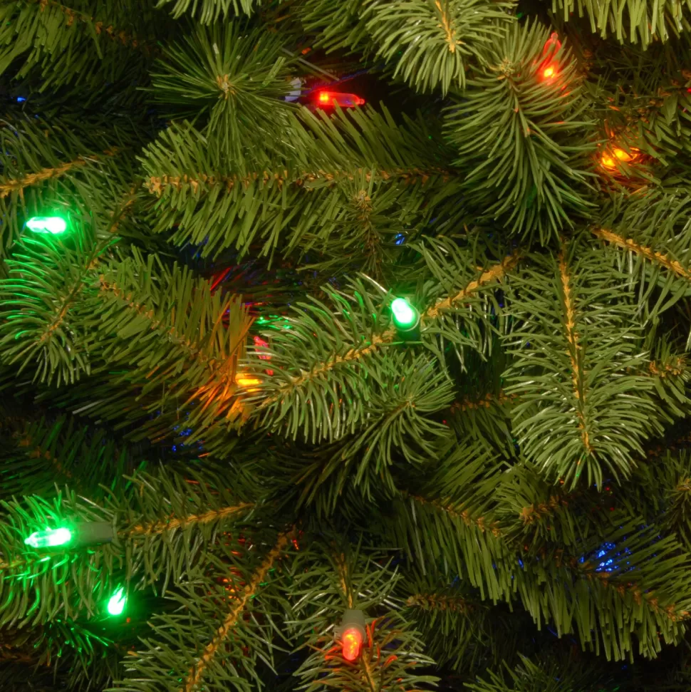 Discount Mercury Row 90' Green Fir Artificial Christmas Tree With 350 Color + Clear Lights