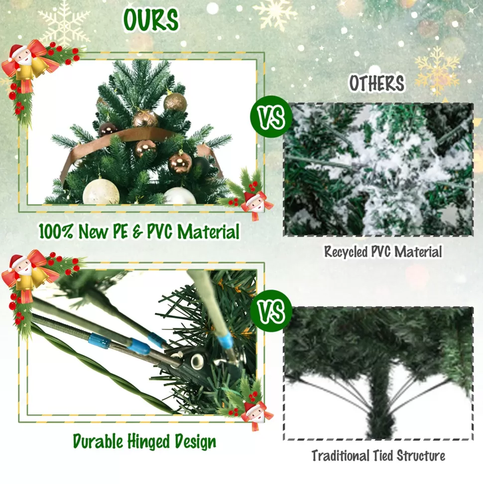 Hot The Holiday Aisle 90" H Green Realistic Cashmere Christmas Tree With 250 Led Lights