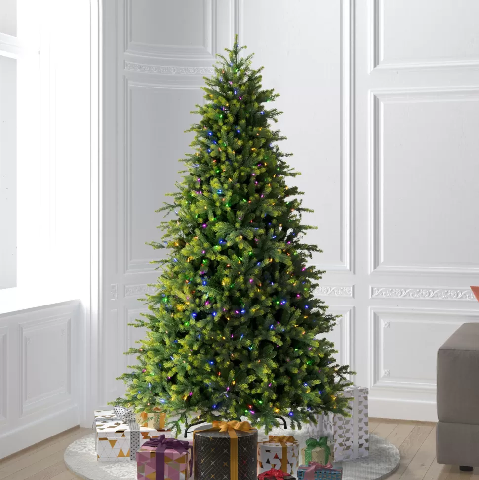 Online Vickerman 90'' H Green Realistic Fir Christmas Tree With 750 Led Color Changing/Combination Lights