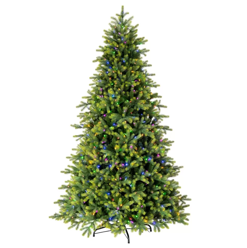 Online Vickerman 90'' H Green Realistic Fir Christmas Tree With 750 Led Color Changing/Combination Lights