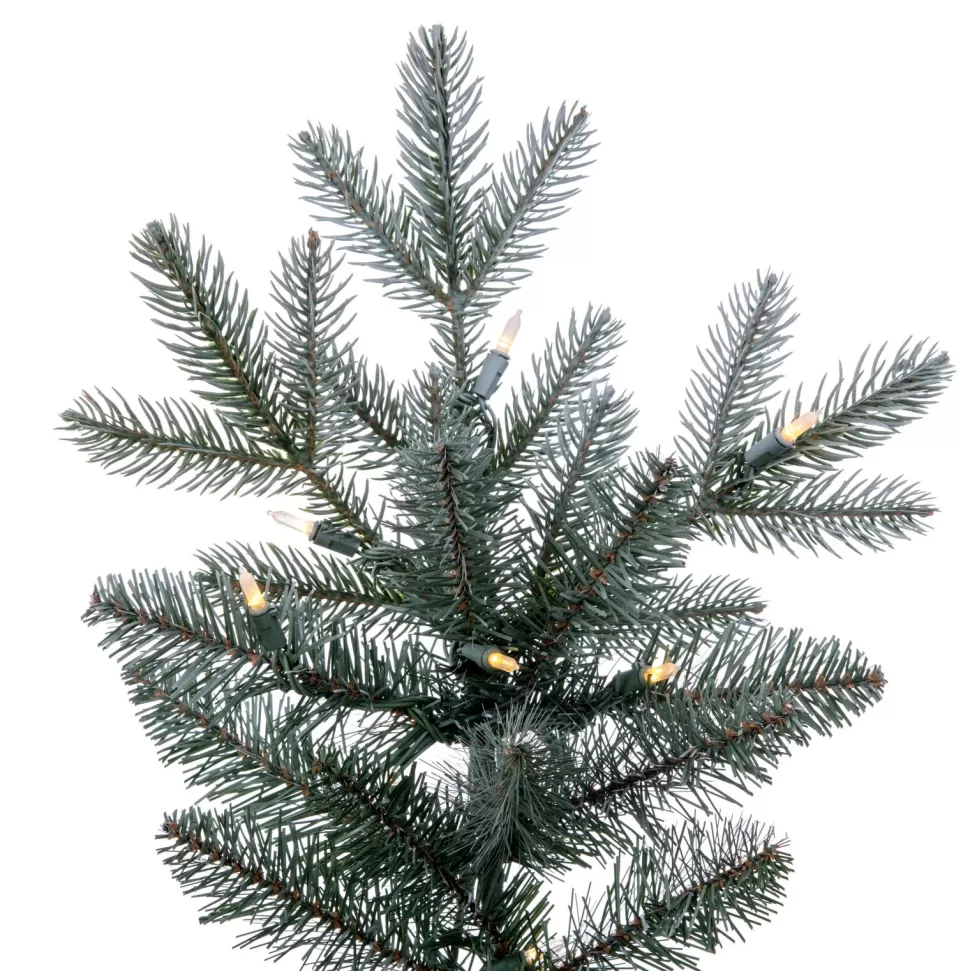 Best Sale The Holiday Aisle 90'' H Green Realistic Spruce Christmas Tree With 750 Led Lights
