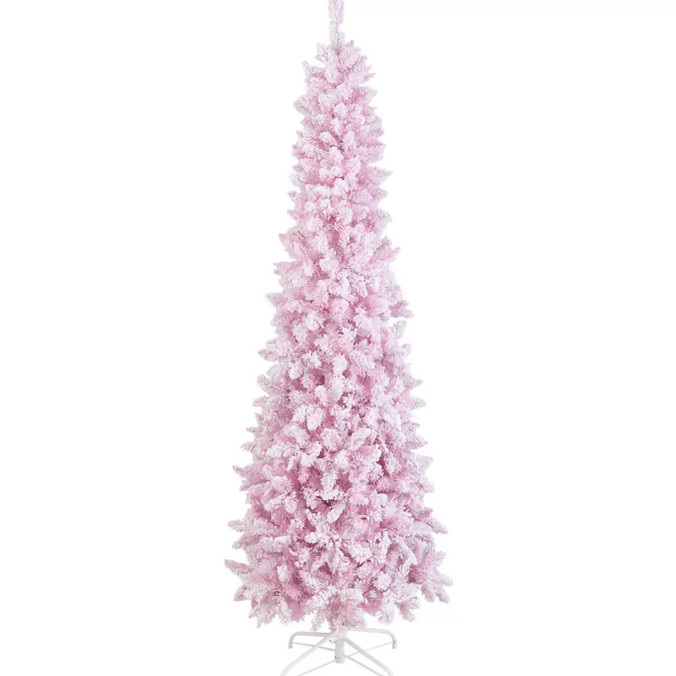 Clearance The Holiday Aisle 90'' H White Artificial Hinged Christmas Tree With 450 Lights
