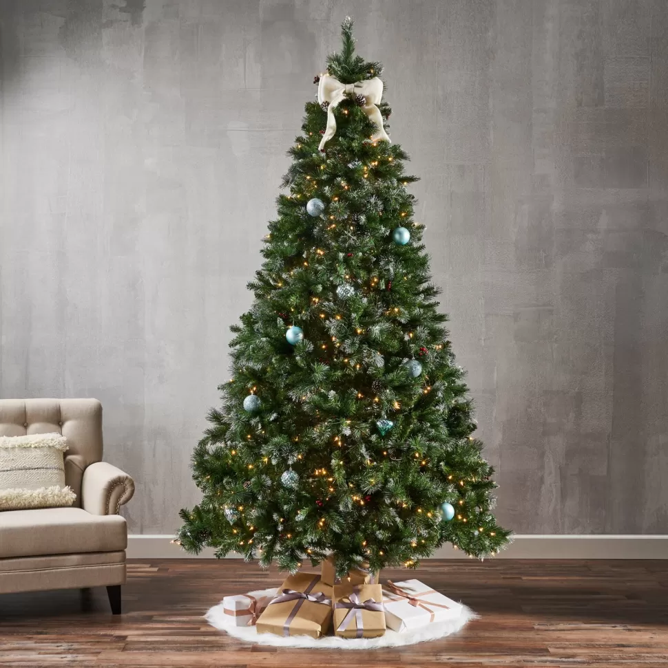 Sale The Holiday Aisle 9' Green Spruce Artificial Christmas Tree With 750 Clear Lights