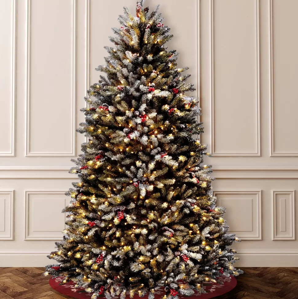 Sale The Holiday Aisle 9' Green Spruce Artificial Christmas Tree With 900 Clear/White Lights