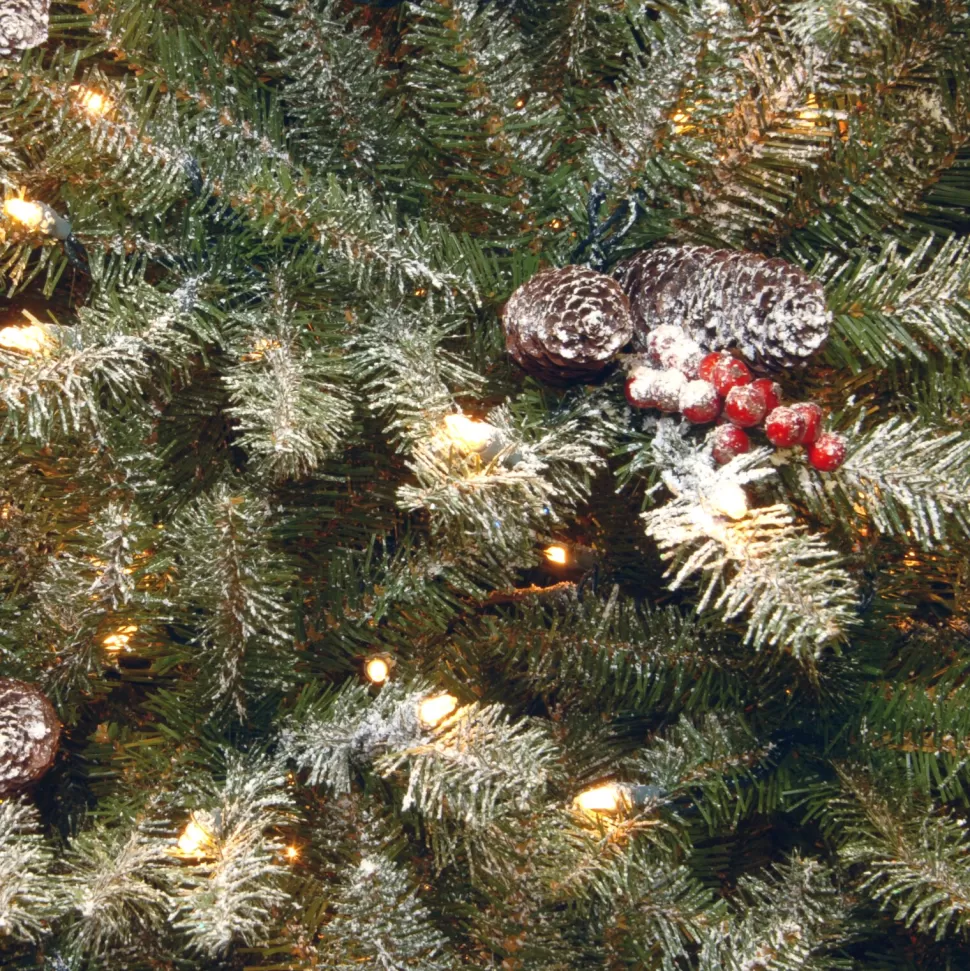 Sale The Holiday Aisle 9' Green Spruce Artificial Christmas Tree With 900 Clear/White Lights