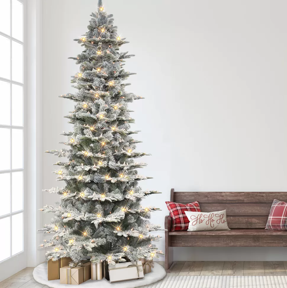 Cheap The Holiday Aisle 9' H Slender Green Pine Christmas Tree With 700 Lights