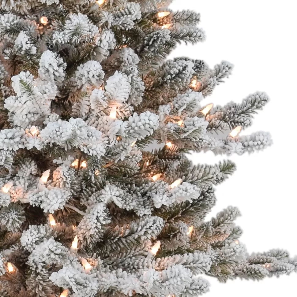 Flash Sale The Holiday Aisle 9' H Slender Green Pine Christmas Tree With 900 Lights