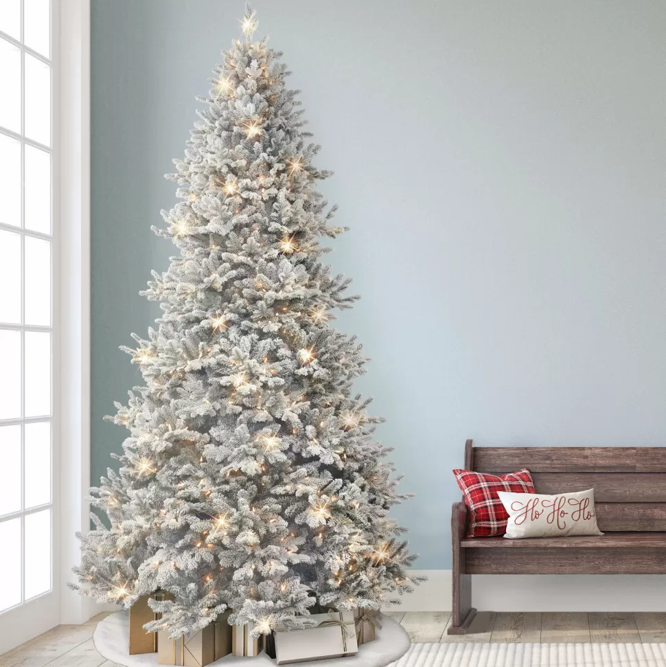 Flash Sale The Holiday Aisle 9' H Slender Green Pine Christmas Tree With 900 Lights