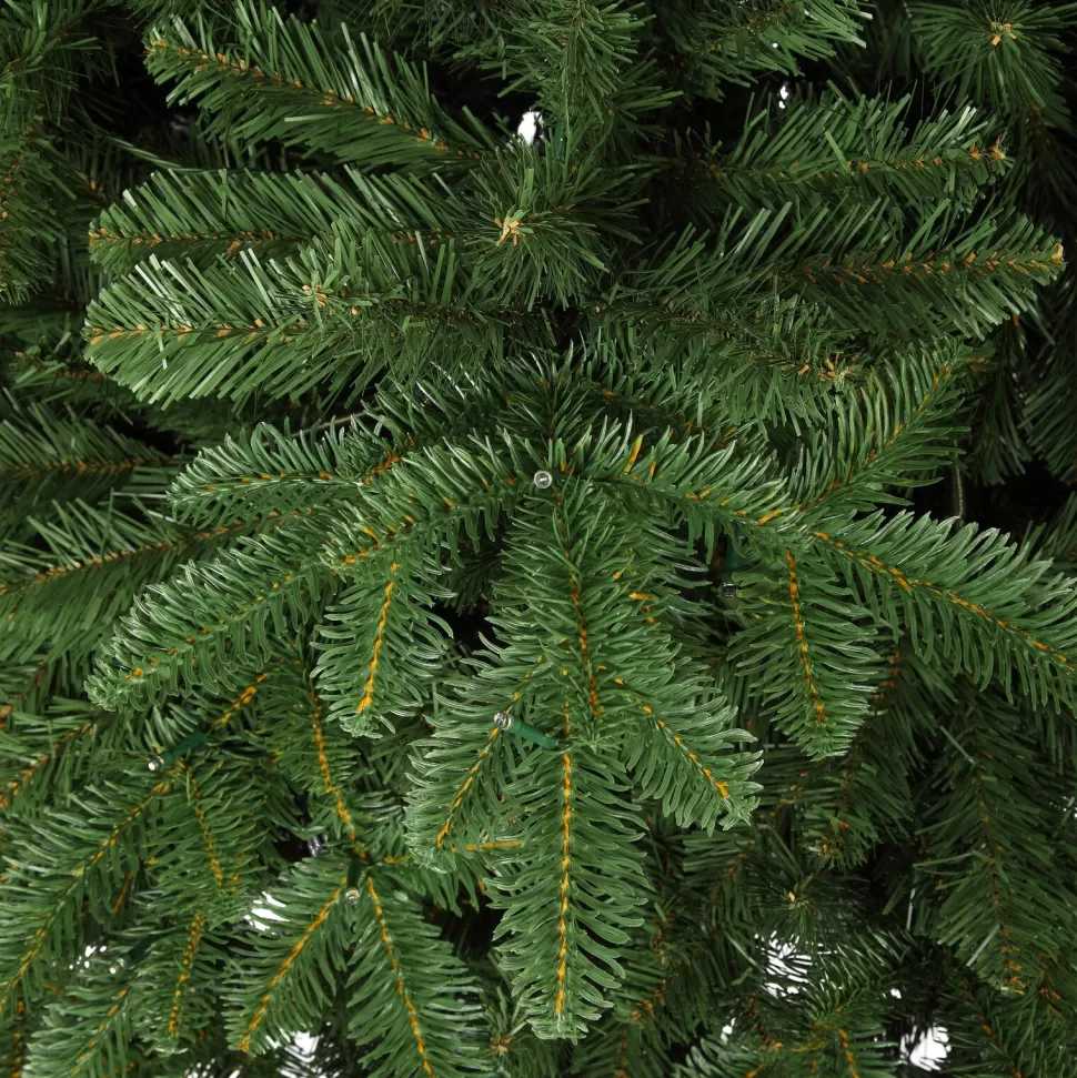 Best Sale Haute Decor 9' H Slender Green Realistic Fir Artificial Christmas Tree With 700 Led Lights