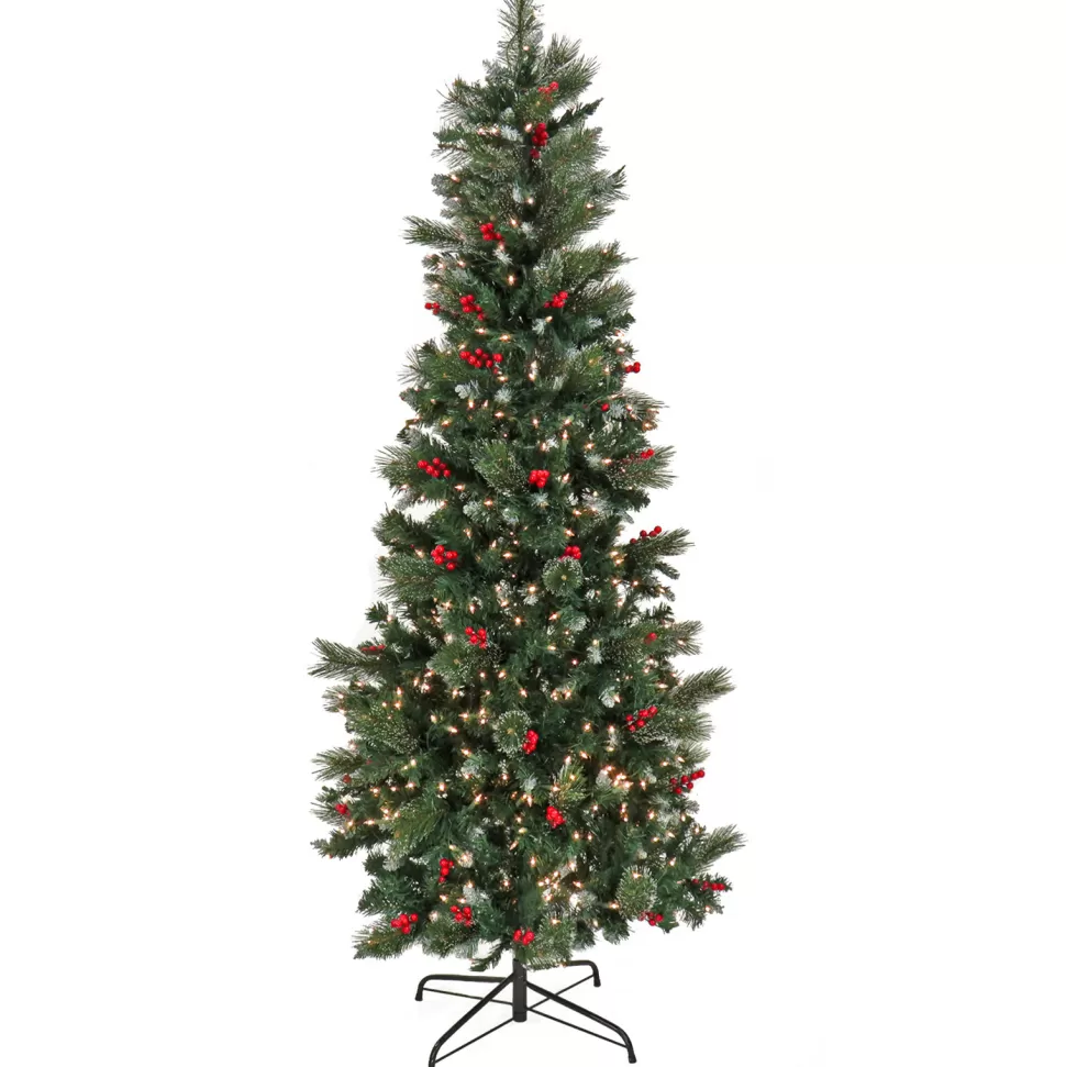 Best The Holiday Aisle 9' Lighted Artificial Fir Christmas Tree - Stand Included