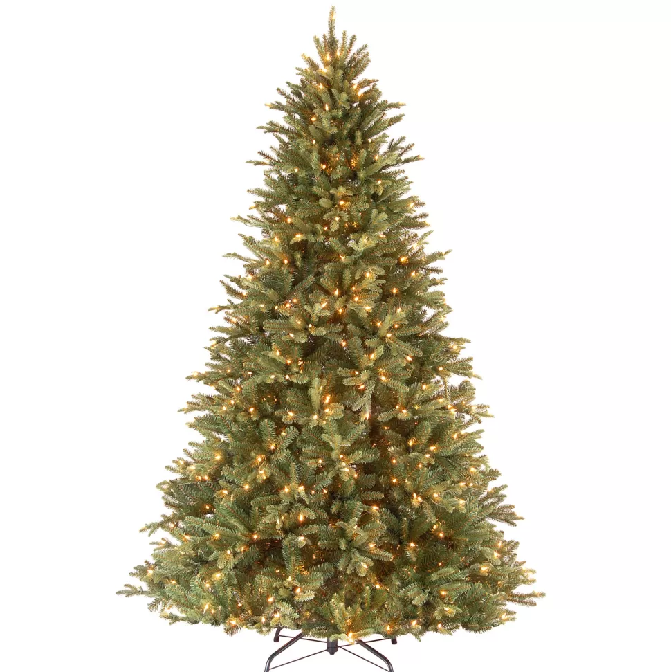 Cheap The Holiday Aisle Adrihana Green Artificial Christmas Tree With 750 Clear/White Lights