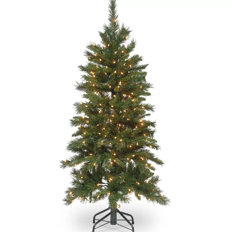 Flash Sale The Holiday Aisle Adrihana Slender Green Christmas Tree Realistic Artificial Fir Cashmere Christmas Tree