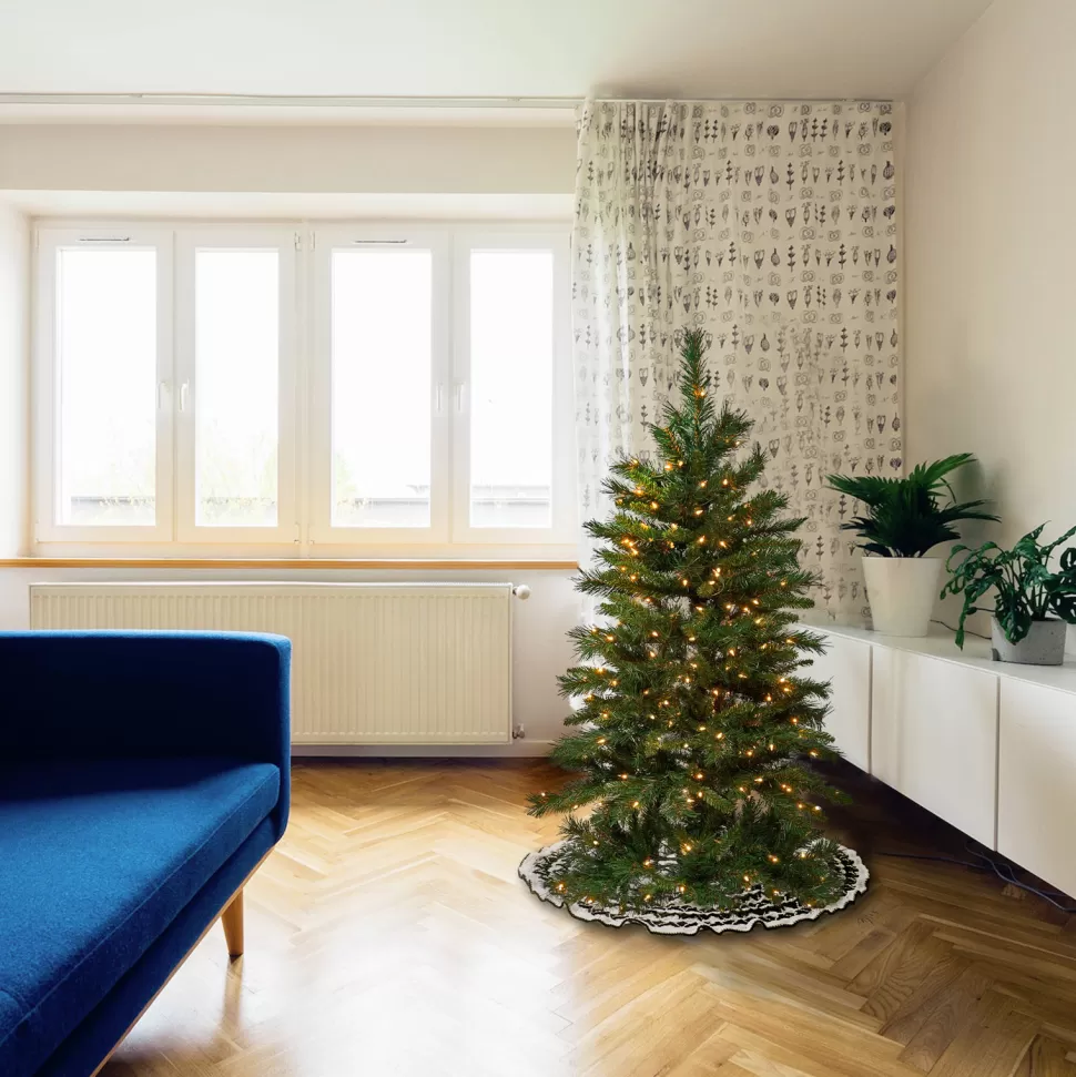 Flash Sale The Holiday Aisle Adrihana Slender Green Christmas Tree Realistic Artificial Fir Cashmere Christmas Tree