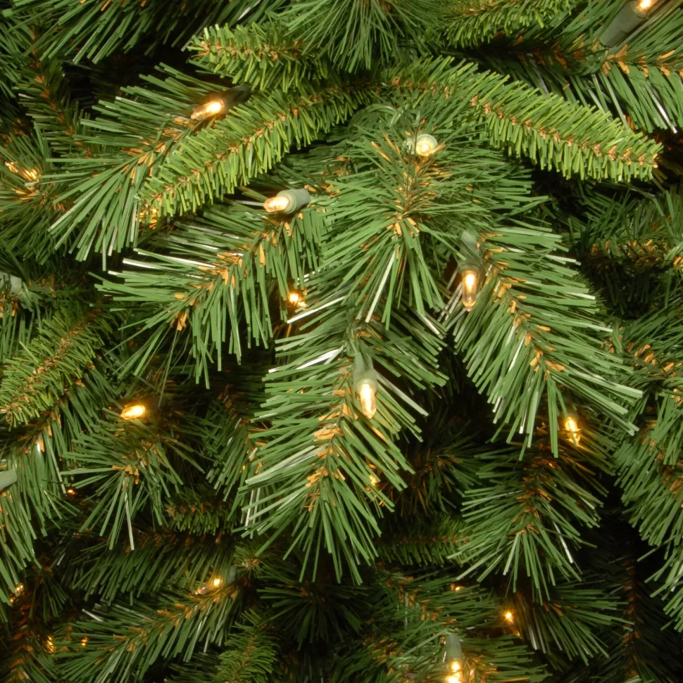 Flash Sale The Holiday Aisle Adrihana Slender Green Christmas Tree Realistic Artificial Fir Cashmere Christmas Tree