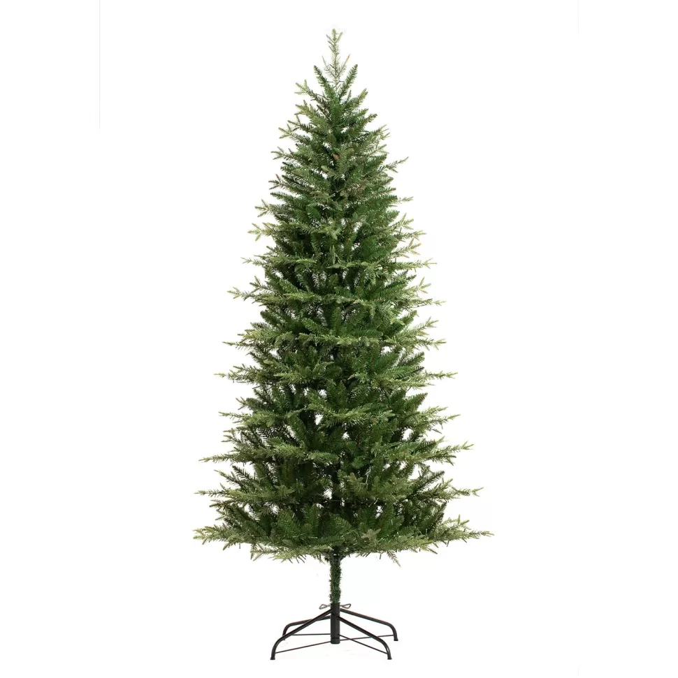 Clearance The Twillery Co. Asheville 7' Green Fir Artificial Christmas Tree With 1800 White Lights