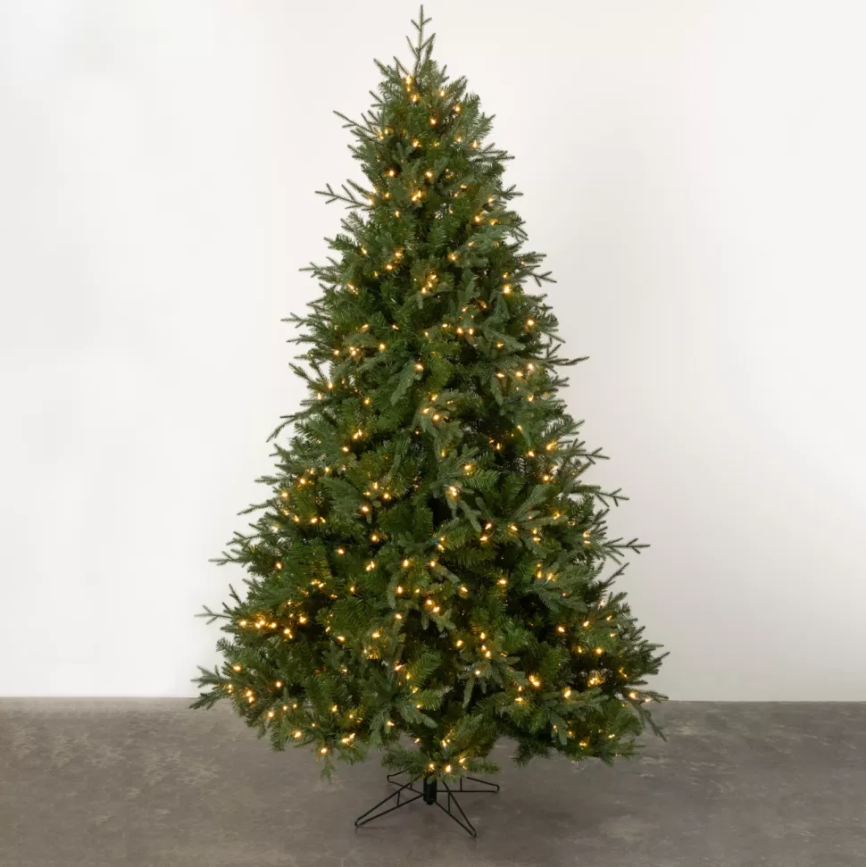 Clearance The Holiday Aisle Bo-Ho Christmas Tree With Twinkling Lights