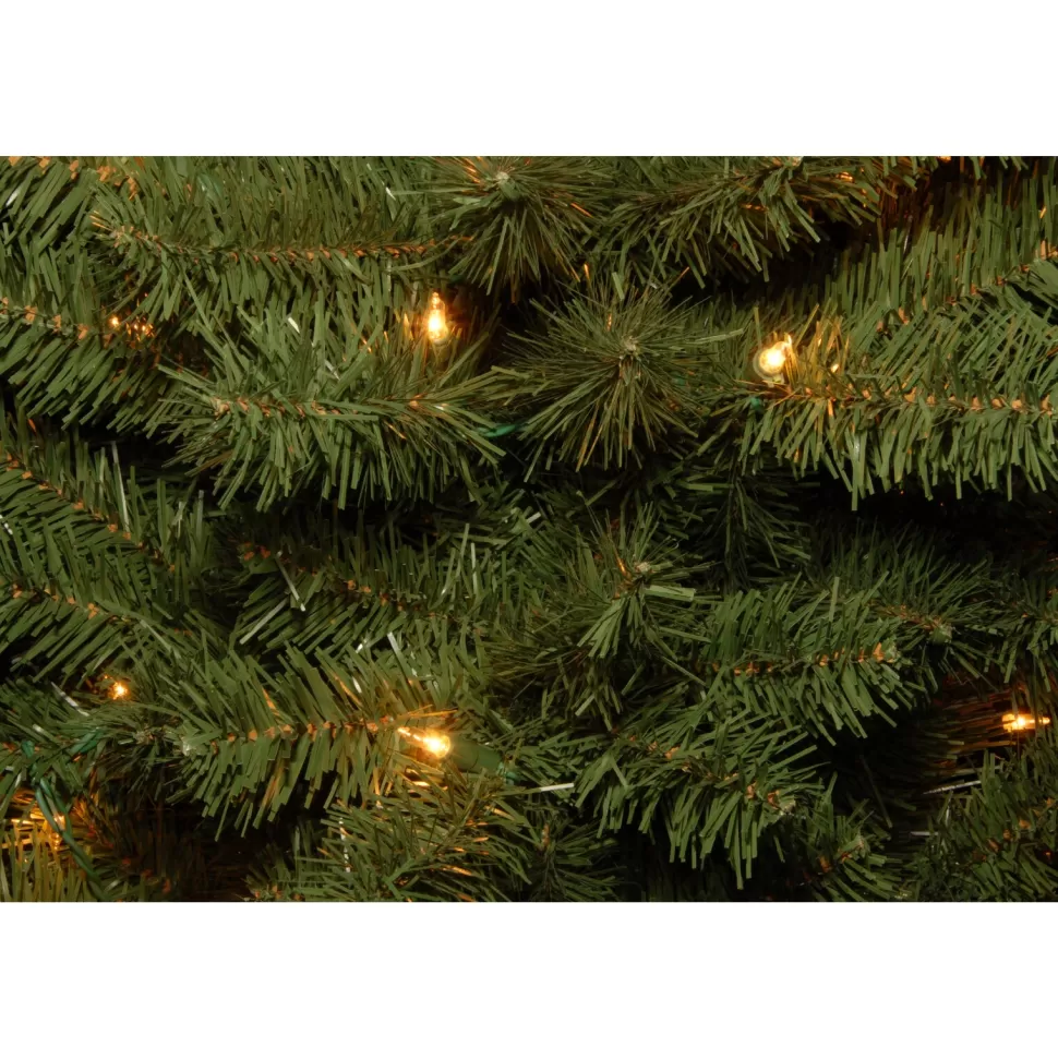 Best Sale The Holiday Aisle Canadian Fir 6' Green Artificial Christmas Tree With 200 Clear/White Lights