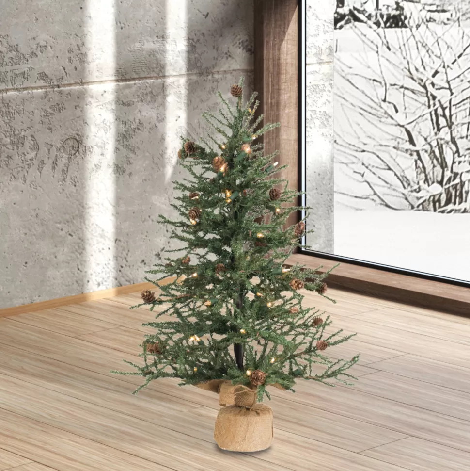 Shop Sand & Stable Carmel Pine Artificial Christmas Tabletop Tree