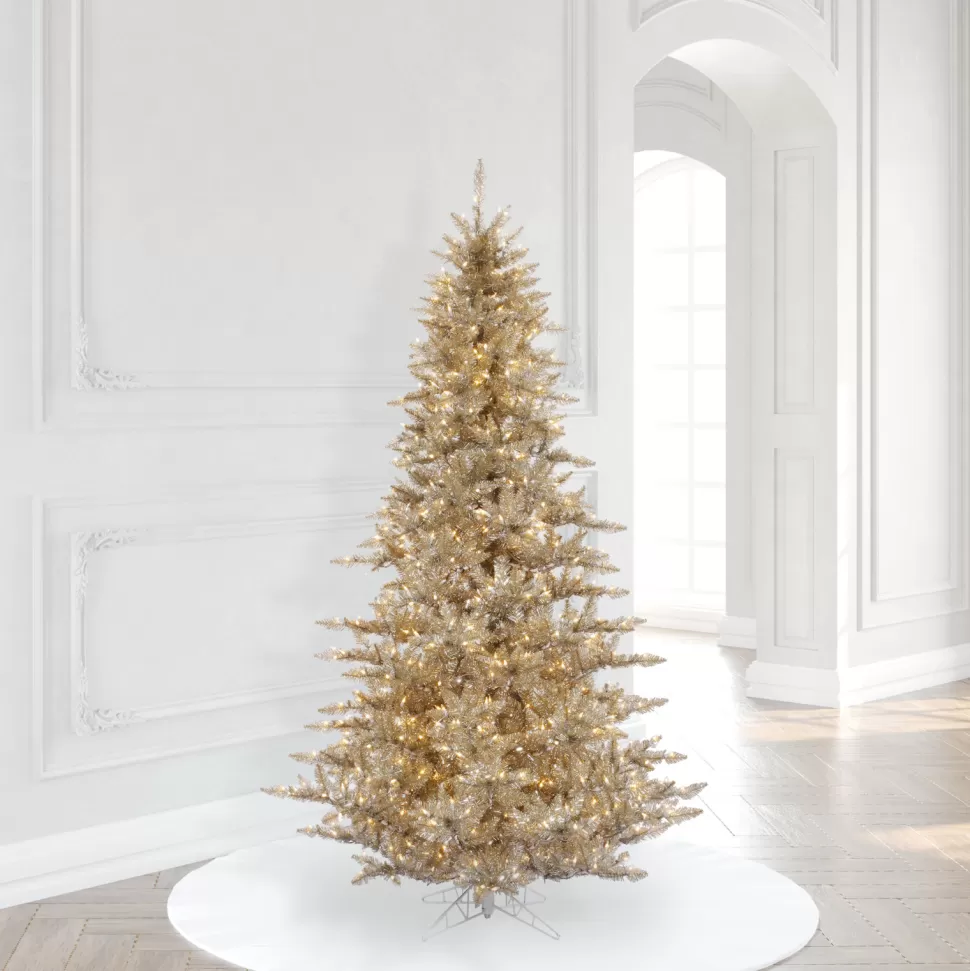 Discount The Holiday Aisle Champagne Fir Artificial Christmas Tree