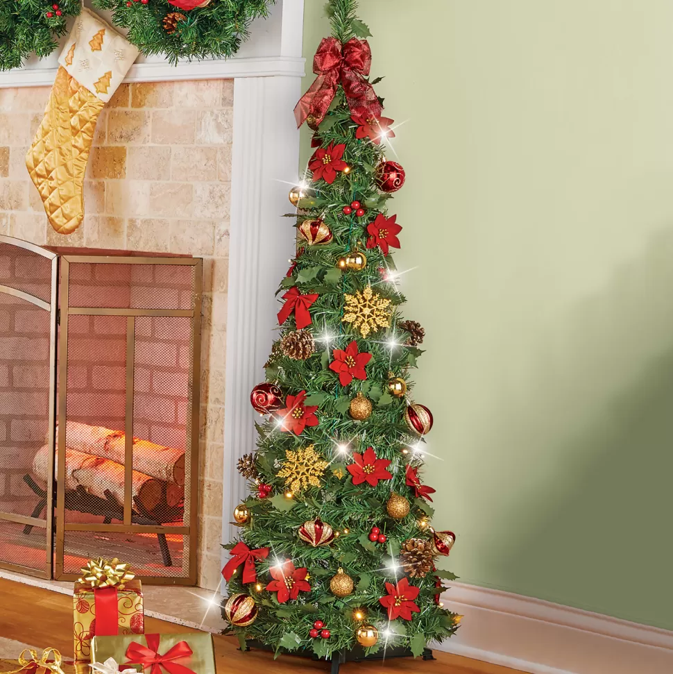 Clearance The Holiday Aisle Christmas Tree With Led Lights