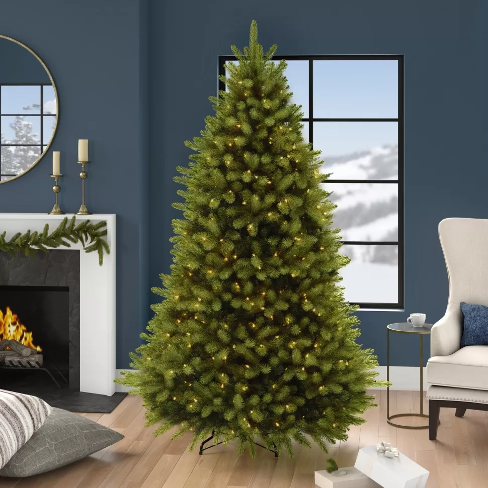 Discount Three Posts Downswept Douglas Green Realistic Artifcial Fir Cashmere Christmas Tree