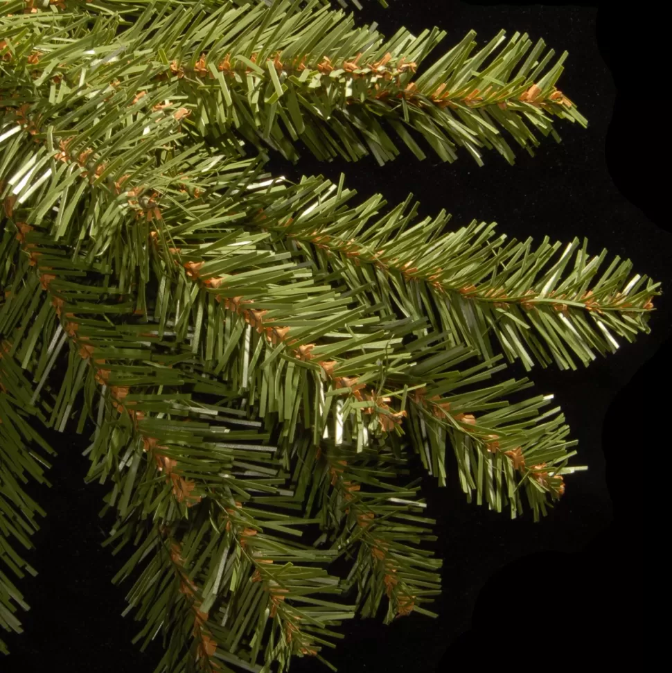Outlet Three Posts Dunhill Fir Slim Green Artificial Christmas Tree With Multi-Color Lights