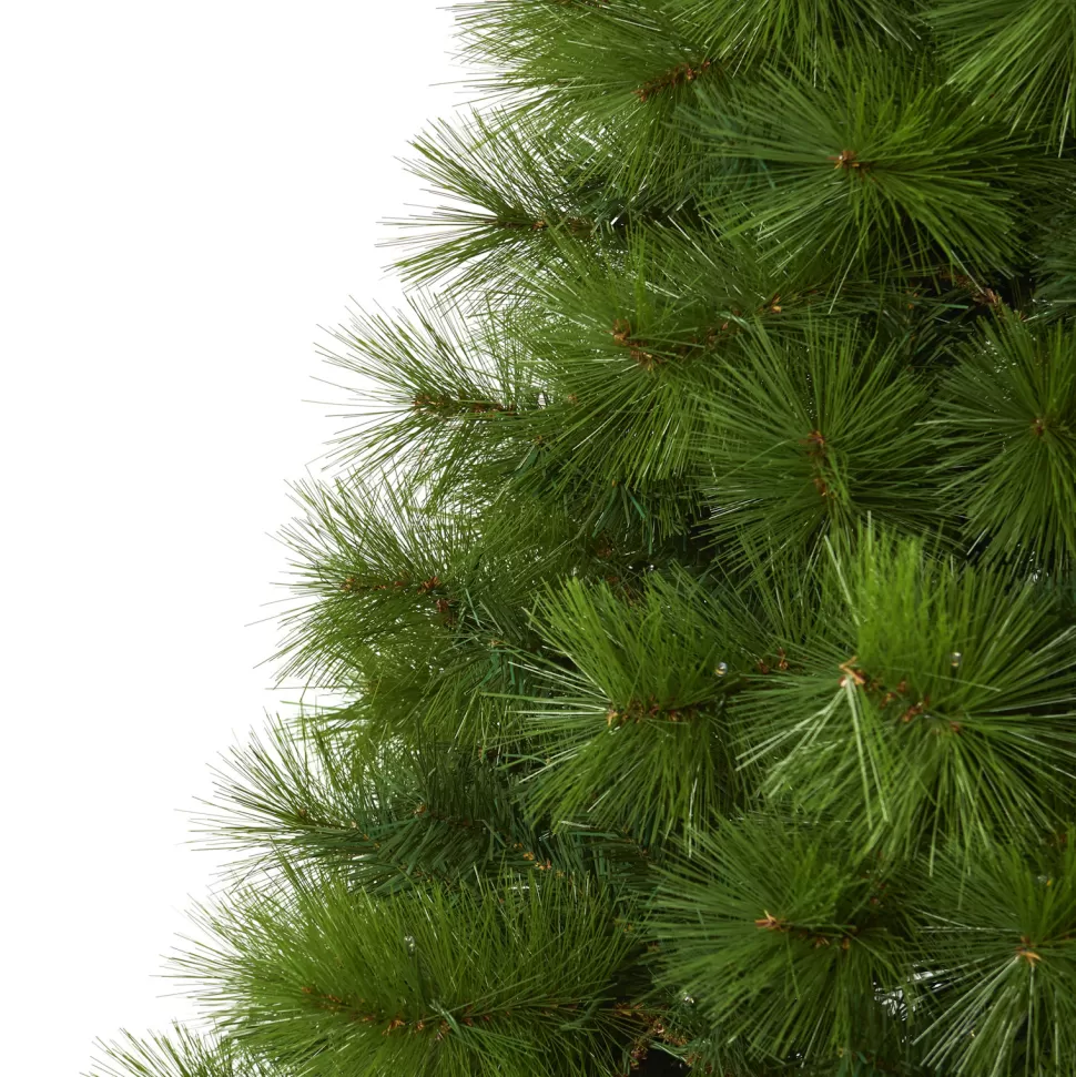 Discount The Holiday Aisle Easy Set-Up Lighted Artificial Scotch Pine Christmas Tree - Stand Included