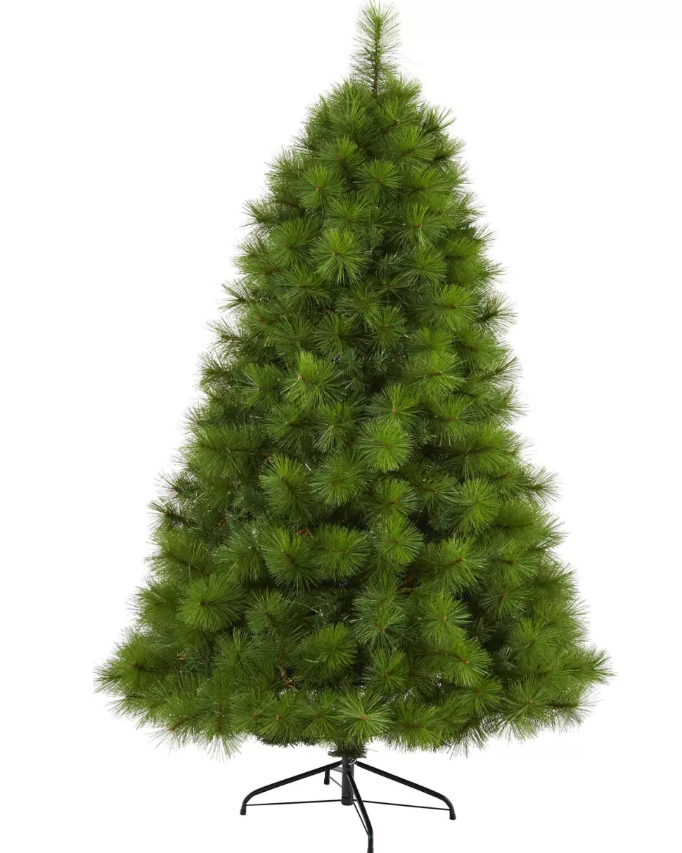 Discount The Holiday Aisle Easy Set-Up Lighted Artificial Scotch Pine Christmas Tree - Stand Included