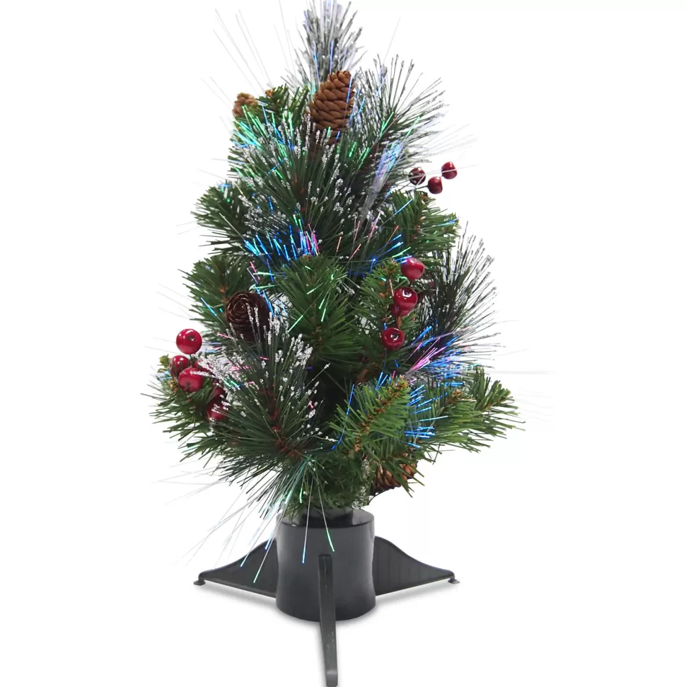 Hot The Holiday Aisle Fiber Optic Crestwood 1.5' Green Spruce Artificial Christmas Tree