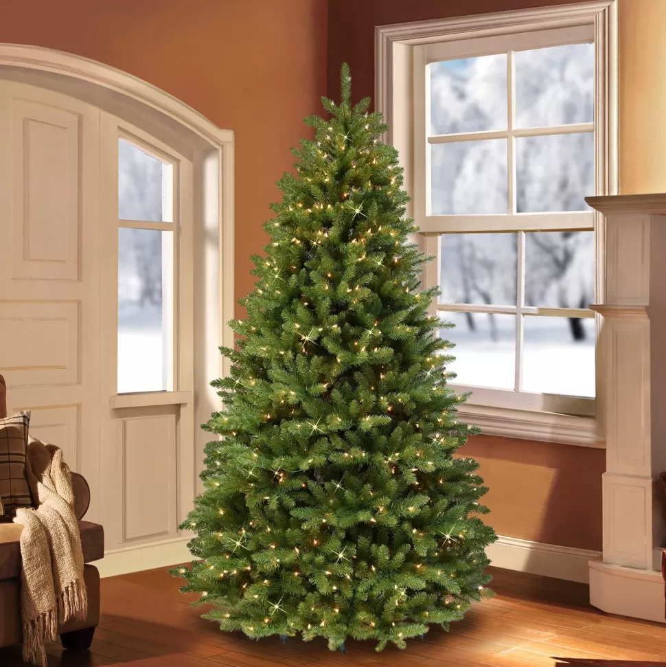 Flash Sale The Holiday Aisle Fraser 7.5' Green Artificial Fir Christmas Tree With 750 Cool White Lights