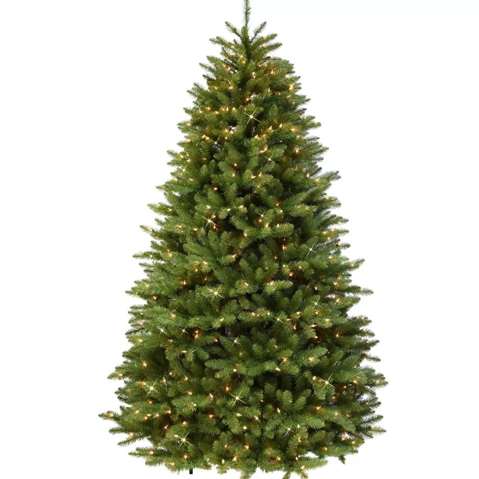 Flash Sale The Holiday Aisle Fraser 7.5' Green Artificial Fir Christmas Tree With 750 Cool White Lights