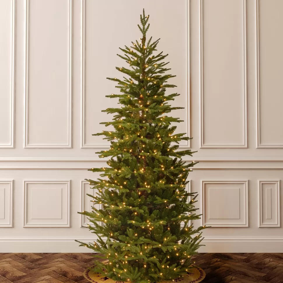 Best Sale Beachcrest Home Frasier Grande 7.6' Green Fir Artificial Christmas Tree With 600 Clear/White Lights