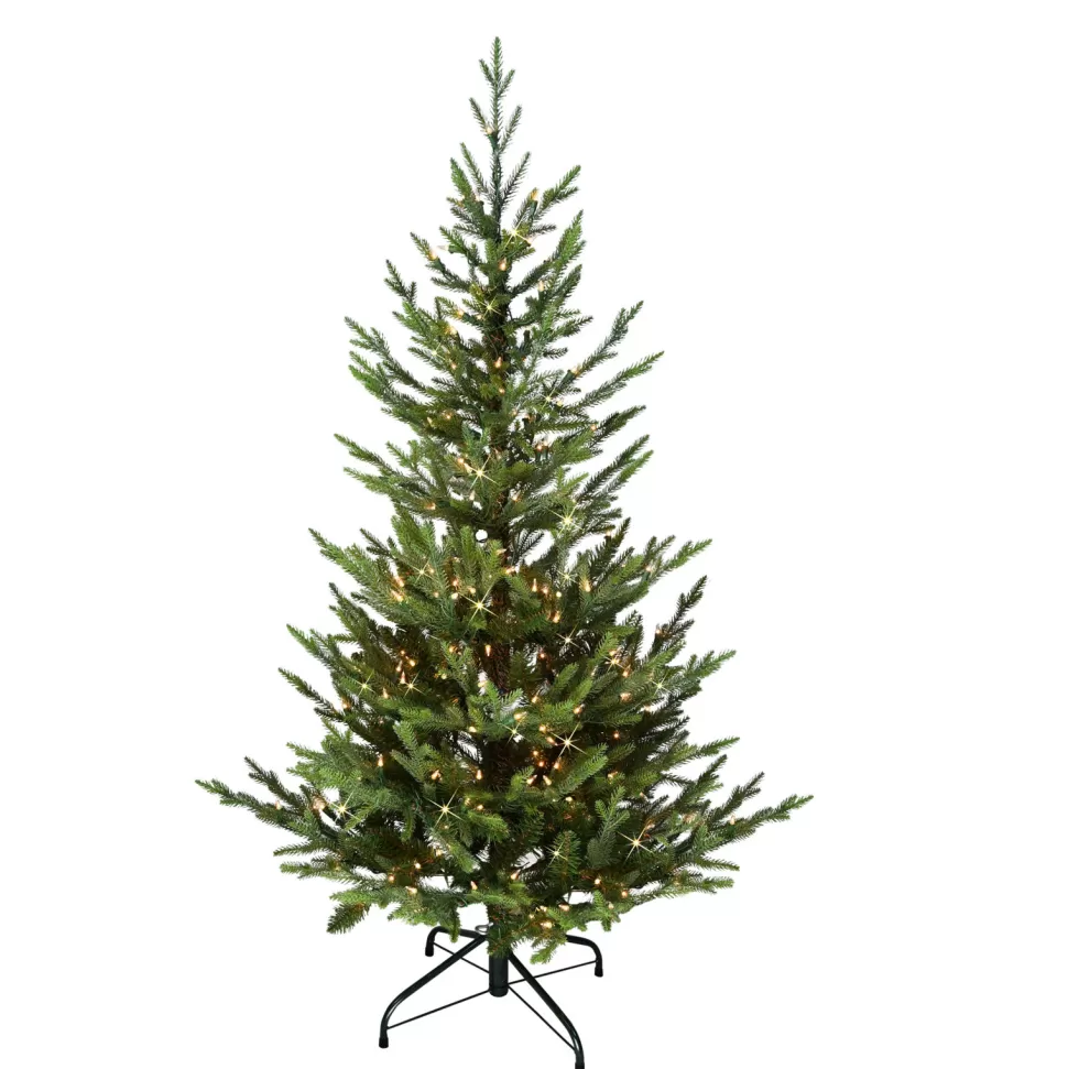 Sale The Holiday Aisle Green Fir Christmas Tree With Clear/White Lights