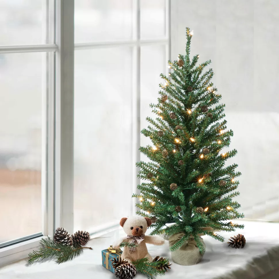 New The Holiday Aisle Green Fir Christmas Tree With Lights