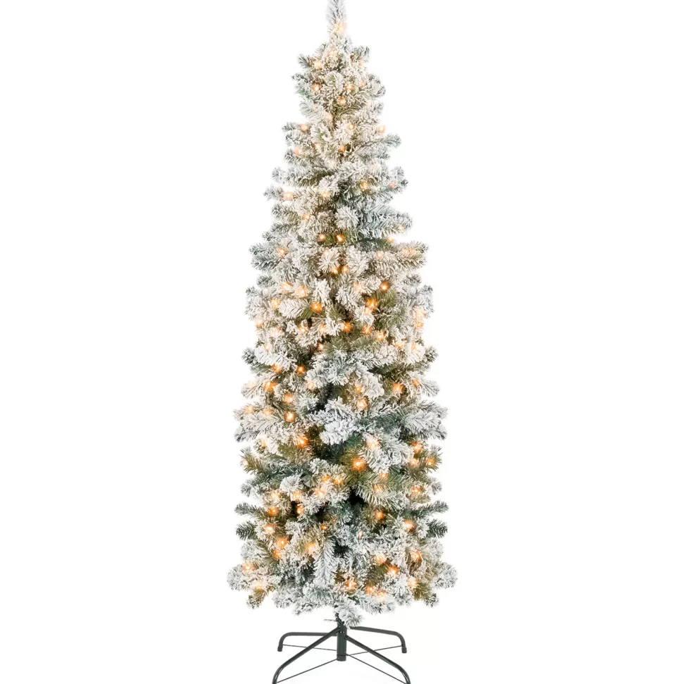 Sale The Holiday Aisle Green Pine Artificial Christmas Tree With 150 Clear/White Lights