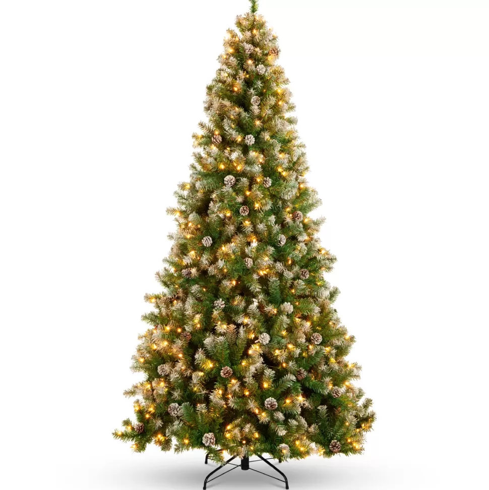 Best The Holiday Aisle Green Pine Artificial Christmas Tree With 250 Clear/White Lights