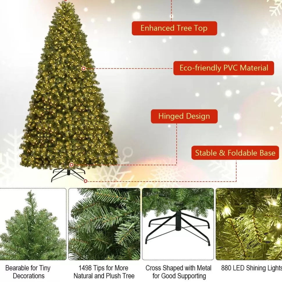 Best The Holiday Aisle Green Pine Christmas Tree With Lights