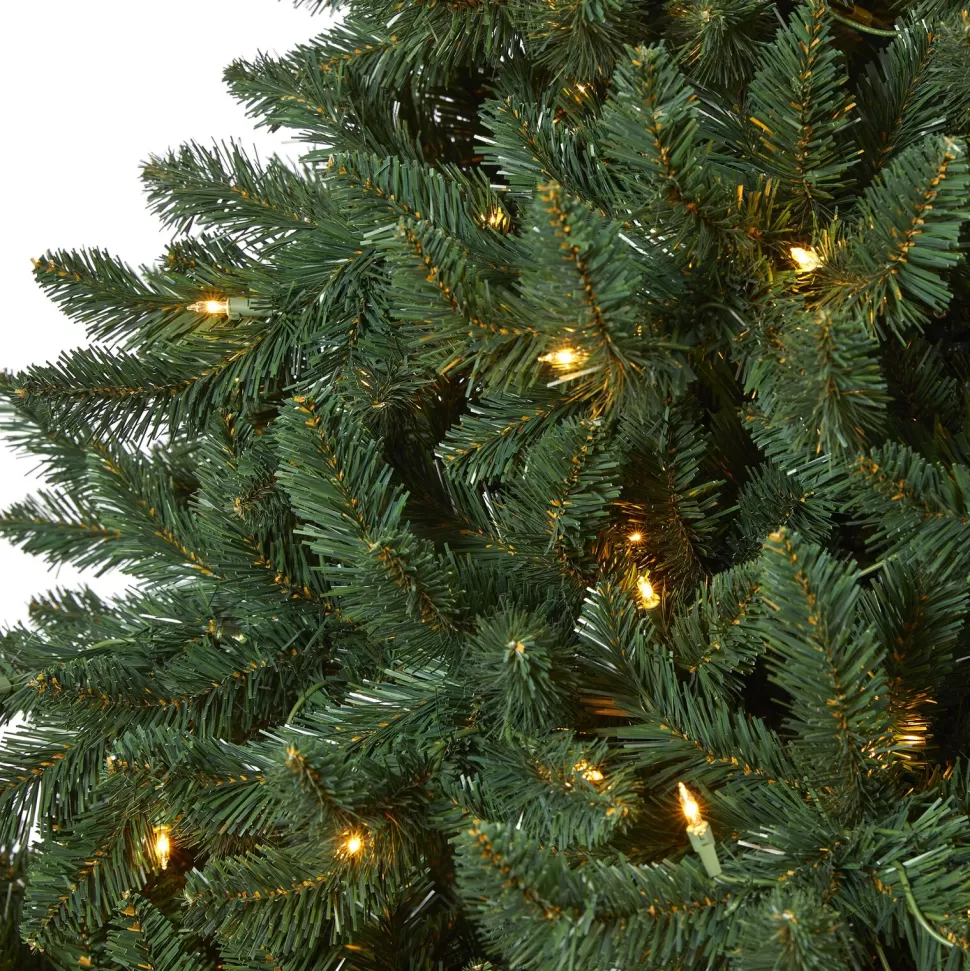 Fashion The Holiday Aisle Green Realistic Artificial Spruce Cashmere Christmas Tree With 750 Led Lights