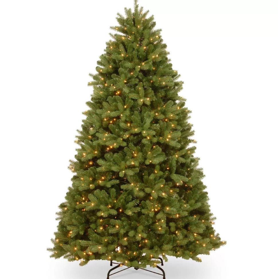 Flash Sale Red Barrel Studio Green Realistic Artificial Spruce Christmas Tree With Led Lights