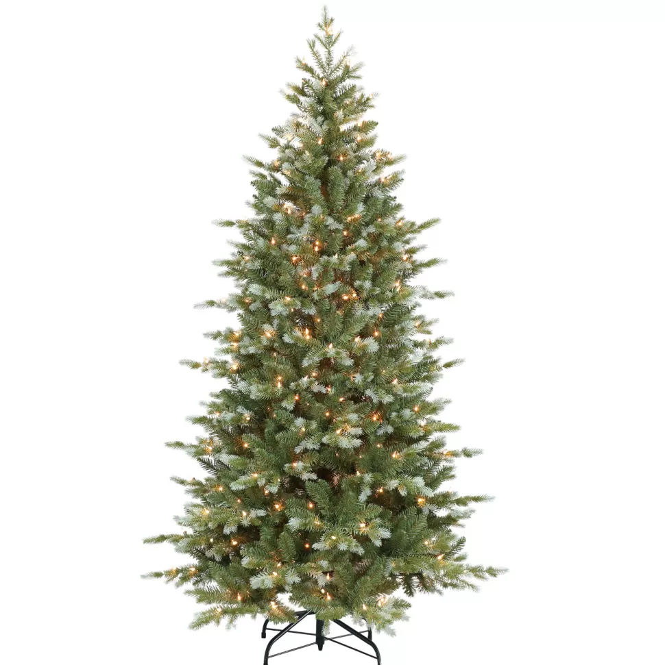 Cheap The Holiday Aisle Green Realistic Artificial Spruce Christmas Tree With Lights