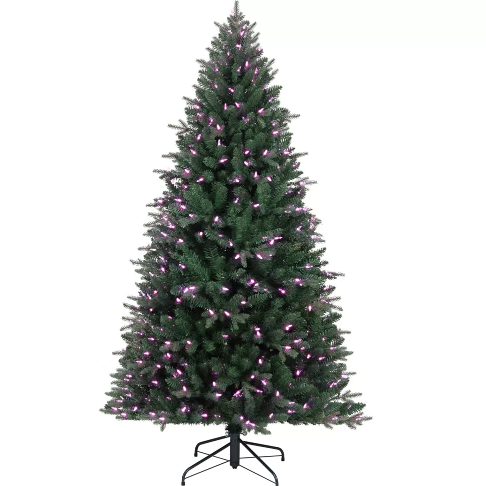 New Mr. Christmas Green Realistic Pvc & Pe Blend 400 Led Color Changing Christmas Tree