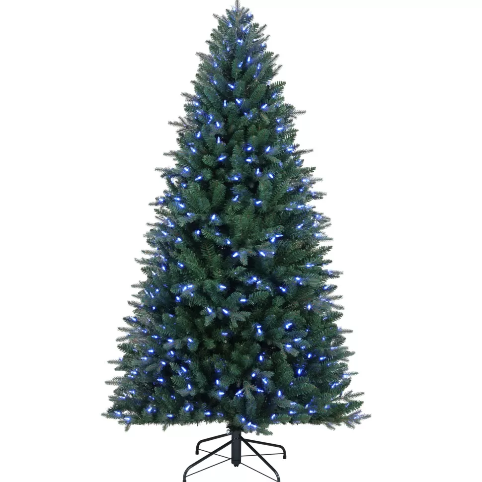 New Mr. Christmas Green Realistic Pvc & Pe Blend 400 Led Color Changing Christmas Tree