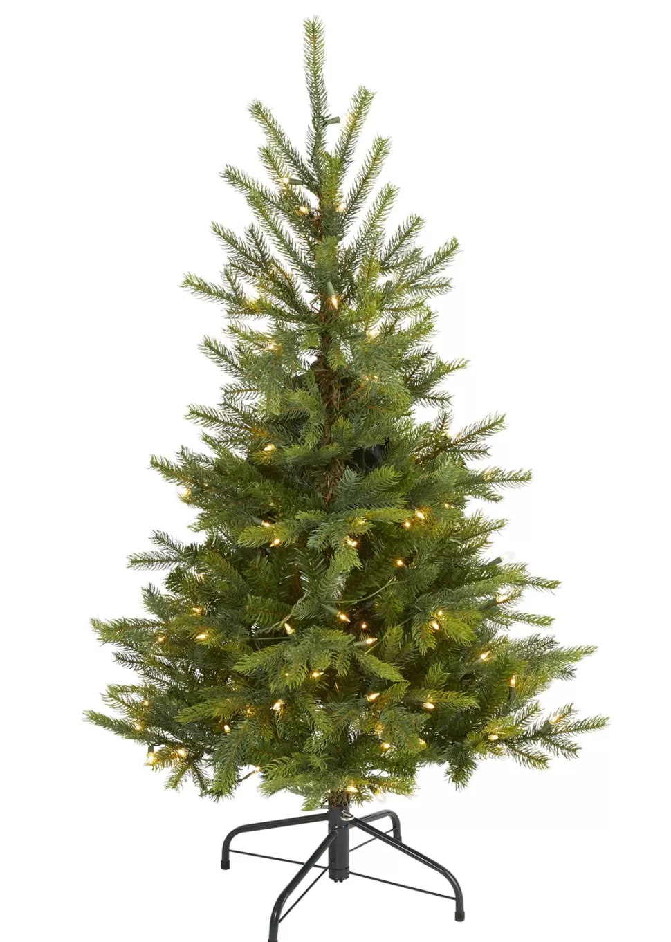 Cheap The Holiday Aisle Green Spruce Artificial Christmas Tree With Clear Lights