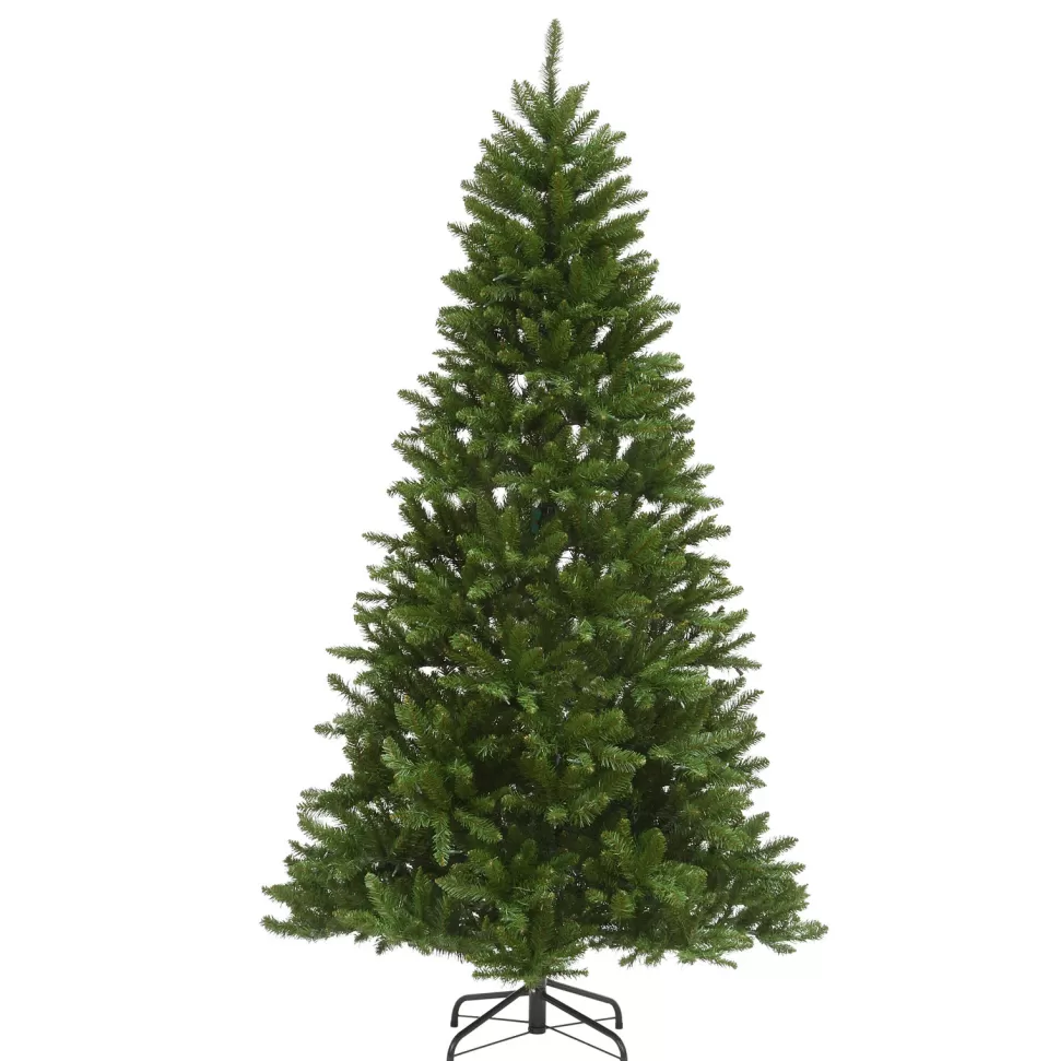 Outlet The Holiday Aisle Green Spruce Christmas Tree With Lights