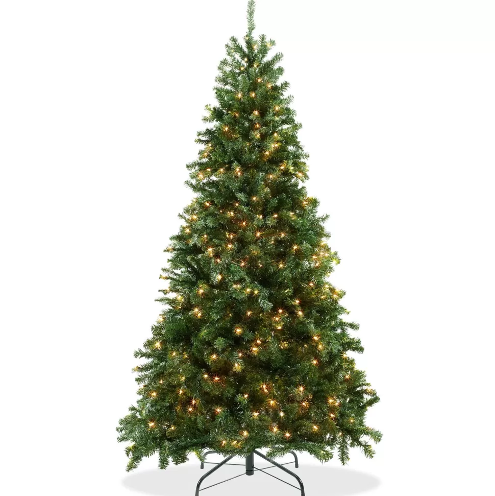 Online The Holiday Aisle Green Spruce Christmas Tree With Lights