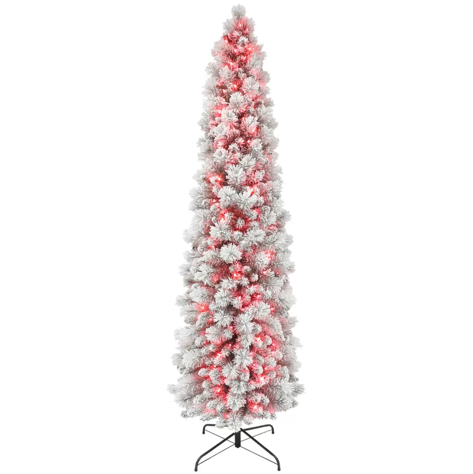 Fashion The Holiday Aisle Haddley 7.5' Lighted Artificial Pine Christmas Tree