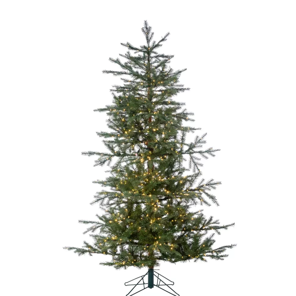 Best Sale The Holiday Aisle Haileyrose 5" H Green Pine Christmas Tree With 560 Led Twinkling Lights