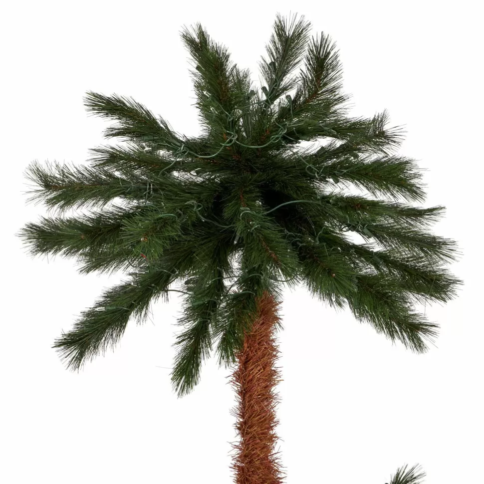 Hot The Holiday Aisle Home Heritage 5' And 3' Prelit Artificial Double Christmas Palm Trees 150 Lights